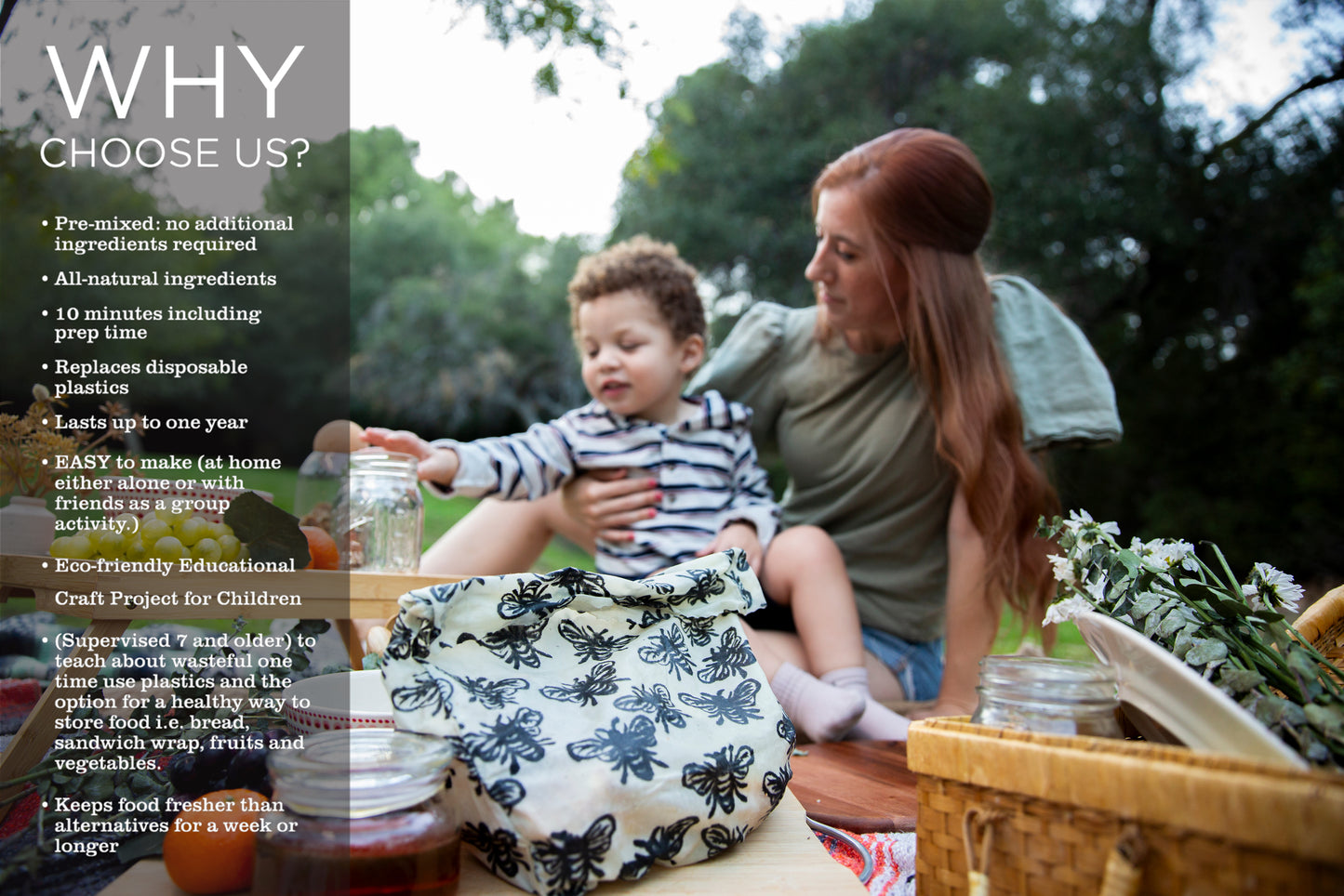 DIY Beeswax Wrap Kit Zero Waste Kitchen Food Storage