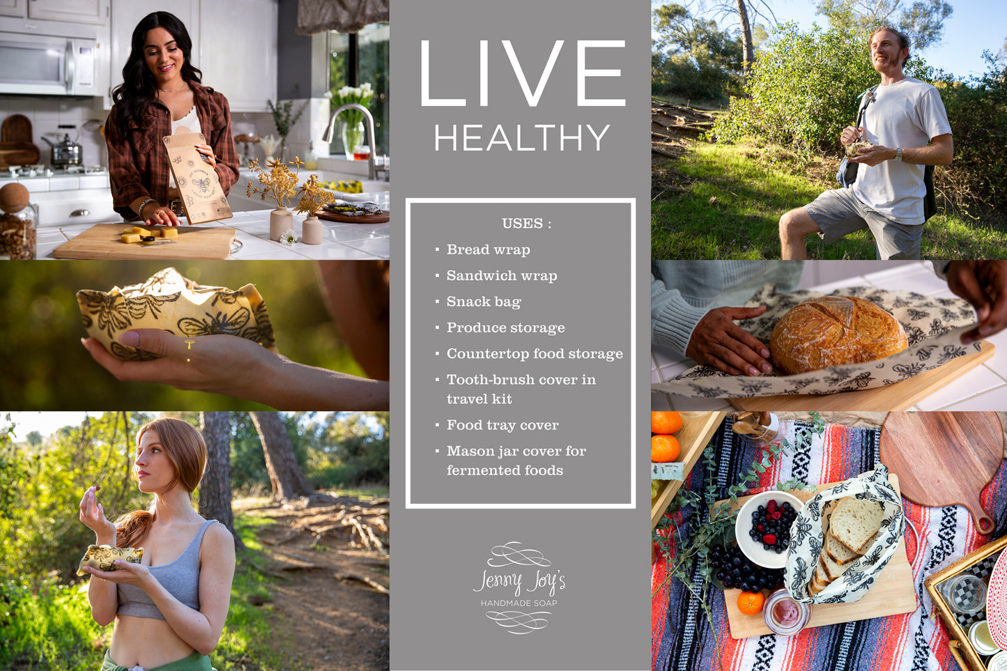 DIY Beeswax Wrap Kit Zero Waste Kitchen Food Storage