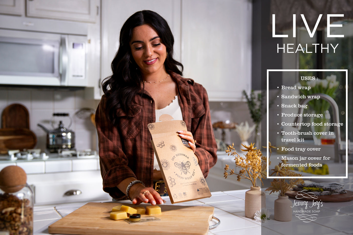 DIY Beeswax Wrap Kit Zero Waste Kitchen Food Storage