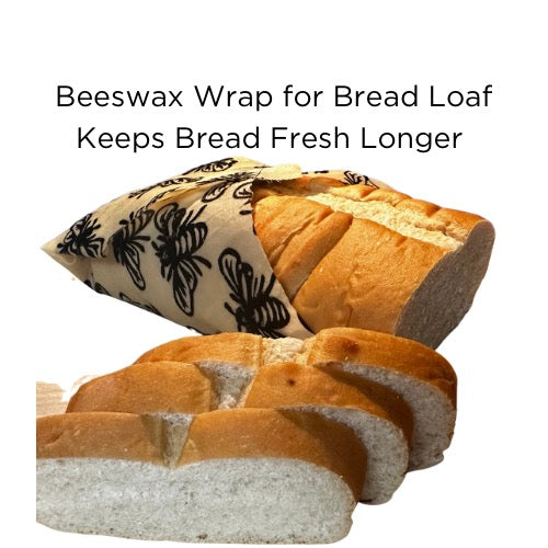 Beeswax Bread Wrap Zero Waste, Keep Food Fresh and Save