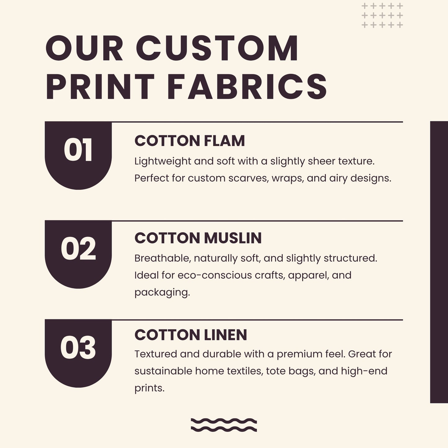 Custom Fabric – 100% Organic & Ethically Sourced – OEKO-TEX® Certified Print