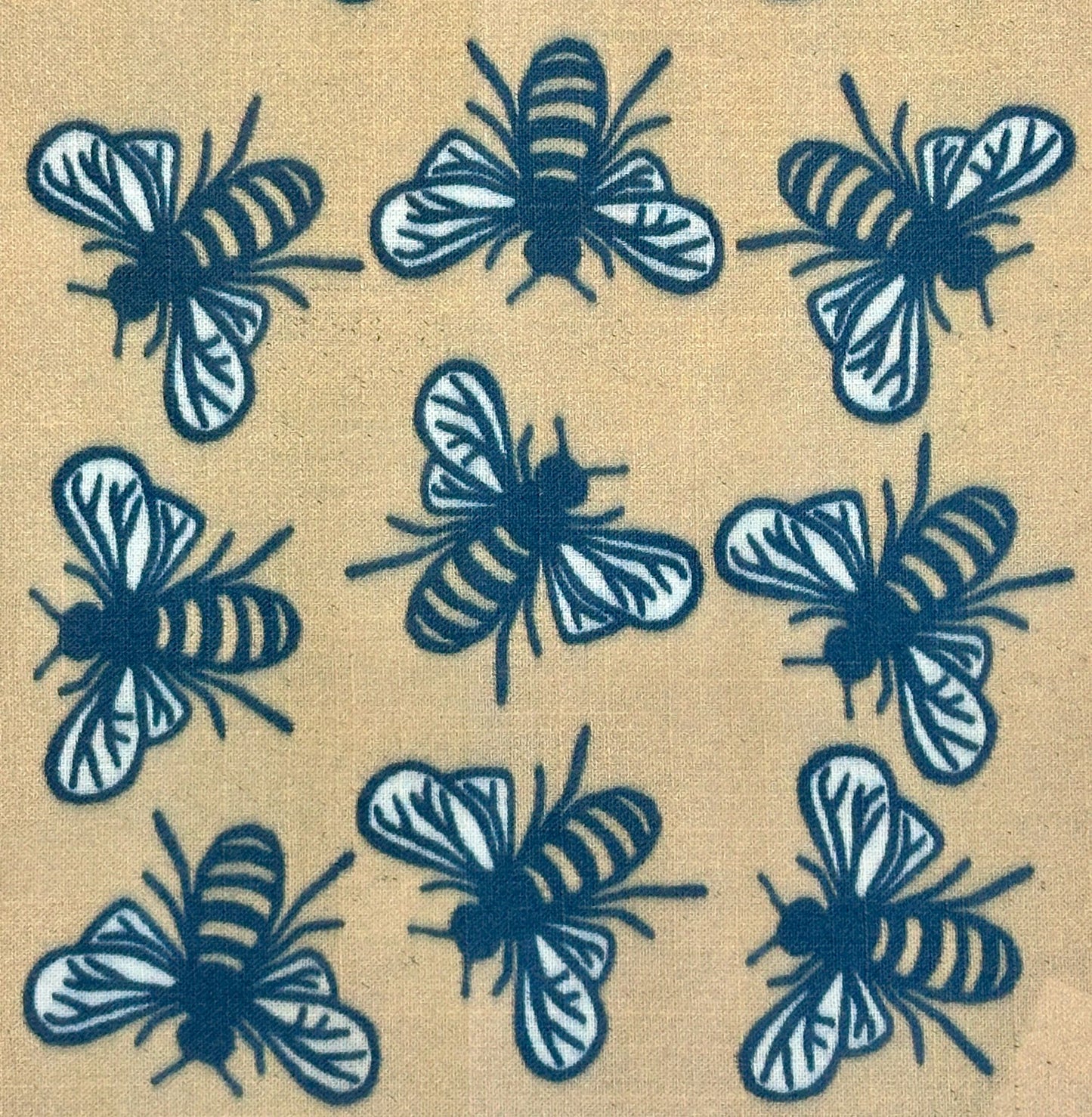Designer Organic Bee Cotton Flam Fabric โ 100 GSM | Sewing & Crafts