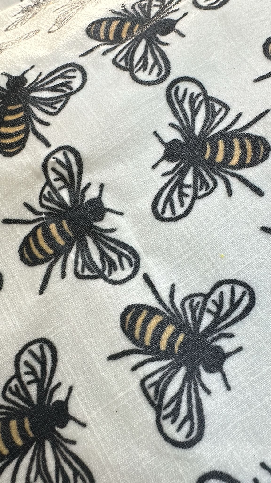 Designer Organic Bee Cotton Flam Fabric โ 100 GSM | Sewing & Crafts