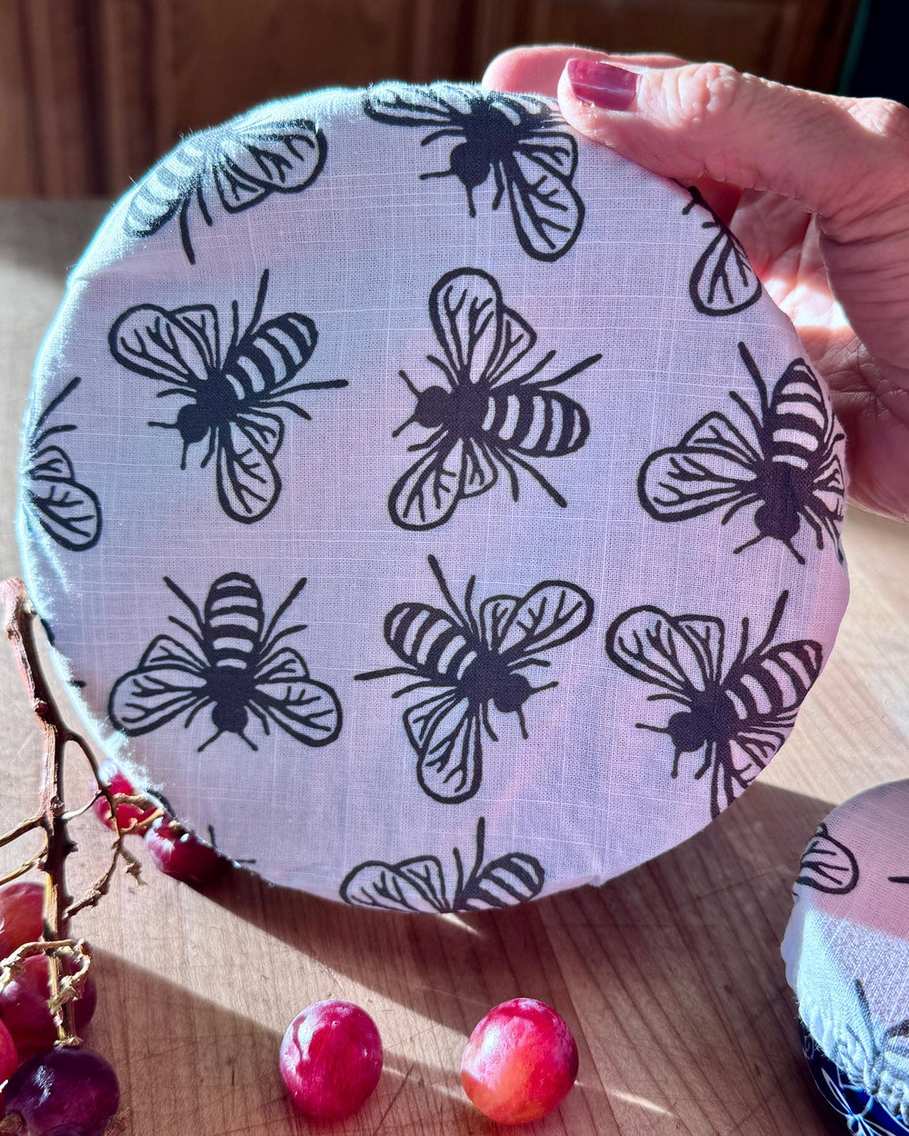 Reusable Cotton Bowl Covers — Set of 3