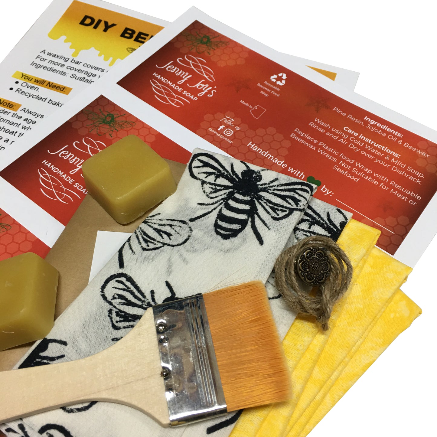 DIY Beeswax Wrap Kit Zero Waste Kit