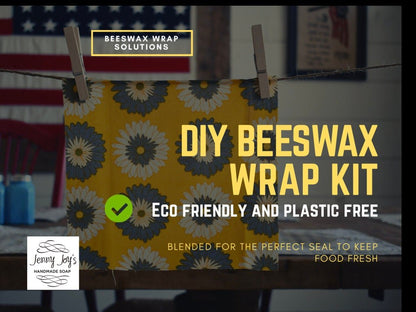 DIY Beeswax Wrap Kit Zero Waste Kitchen Food Storage