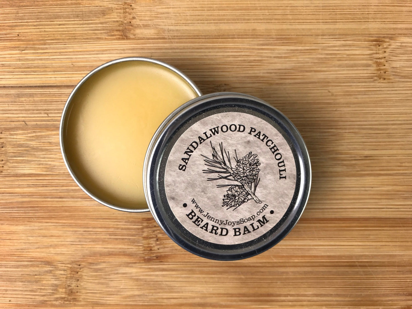 Sandalwood & Patchouli Beard Balm for Mens 2 oz