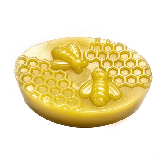 Oval Beeswax Wrap Bar Honeycomb Style