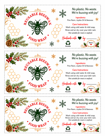 Christmas Labels Set of 3