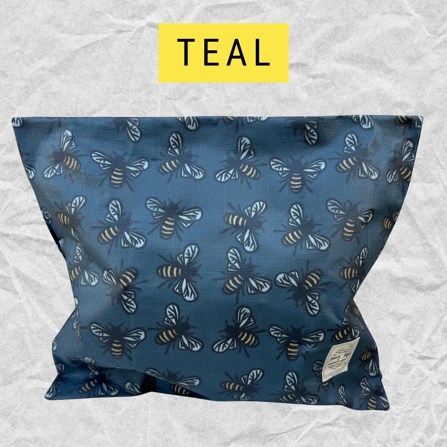Beeswax Bread Bag L  | 12"x12" | Storage Pouch–Eco-Friendly & Sustainable Storage | Bee Wax Wrap | Like Linen