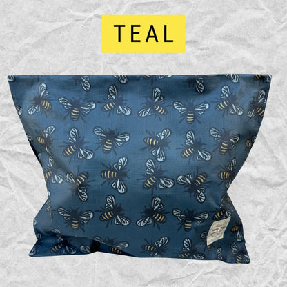 Beeswax Bread Bag L  | 12"x12" | Storage Pouch–Eco-Friendly & Sustainable Storage | Bee Wax Wrap | Like Linen