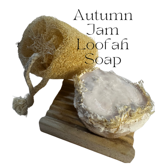 Autumn Jam Loofah Handmade Soap