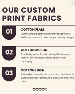 Custom Printed Fabric for Sewing & Crafts