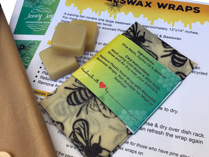 DIY Beeswax Wrap Kit Premium with Everything, Perfect for Gifts