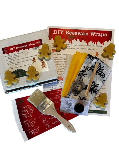 DIY Beeswax Wrap Christmas Kit Zero Waste