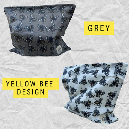 Organic Beeswax Bread Bag XL  | 16"x16" | Storage Pouch–Eco-Friendly & Sustainable Storage | Bee Wax Wrap | Like Linen