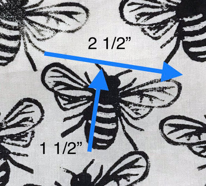 Bee Fabric for DIY Beeswax wraps
