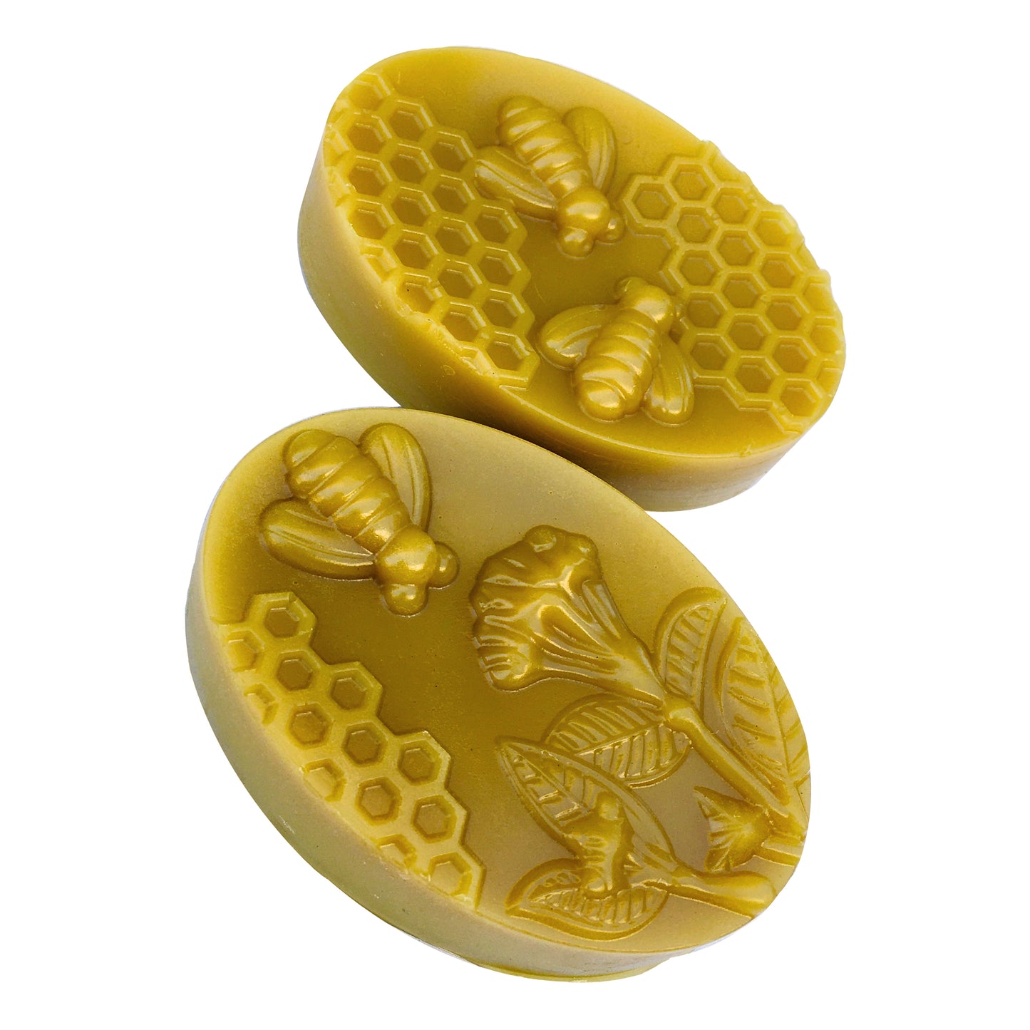 Oval Beeswax Wrap Bar Honeycomb Style
