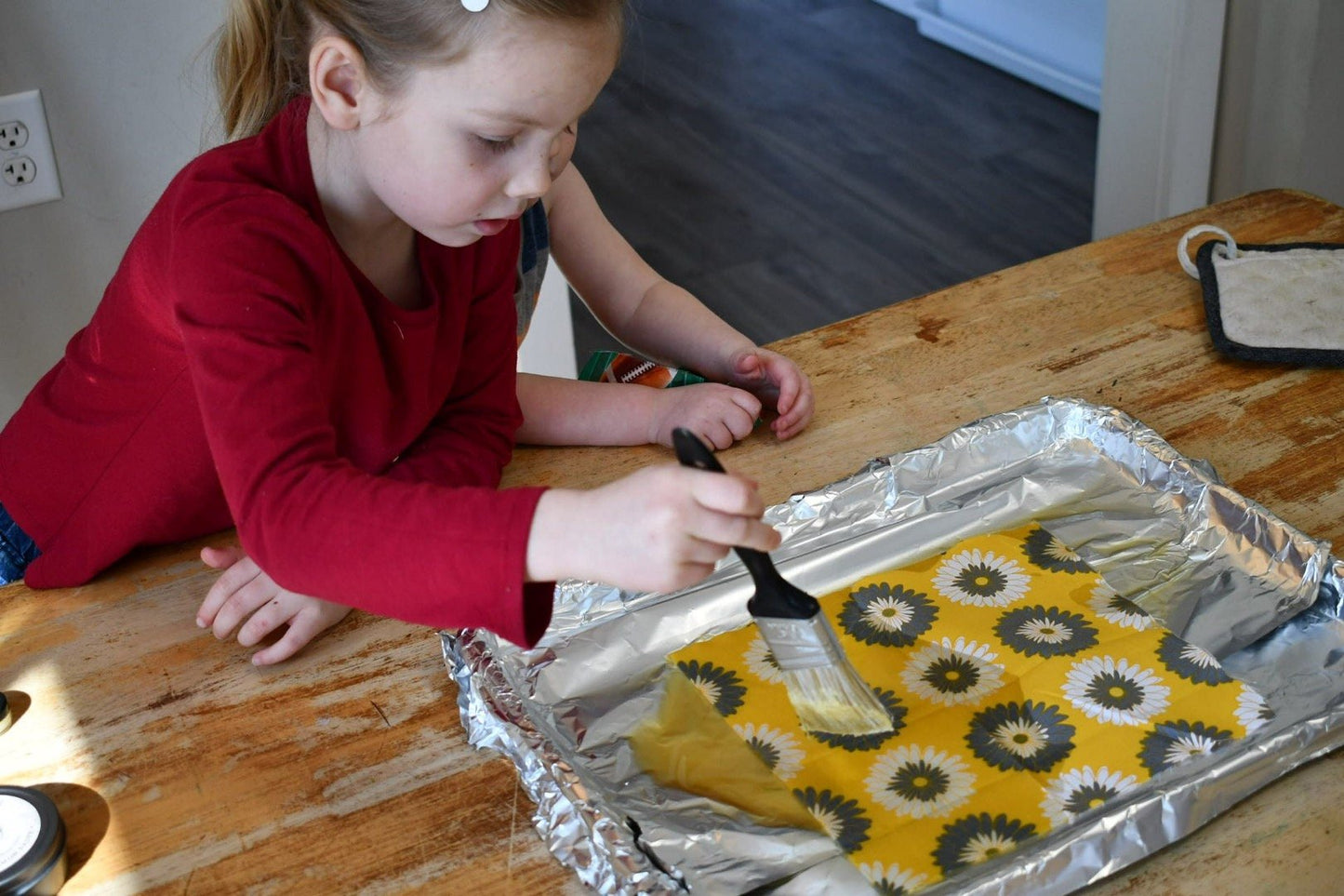 Beeswax Wraps Making Class Learning + Fun Together