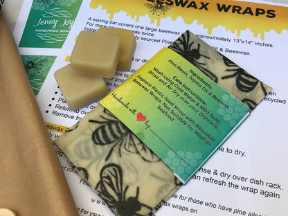 Beeswax Wrap Zero Waste Gifts DIY Kit
