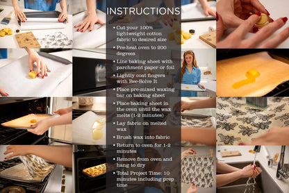 Beeswax Wrap Zero Waste Gifts DIY Kit